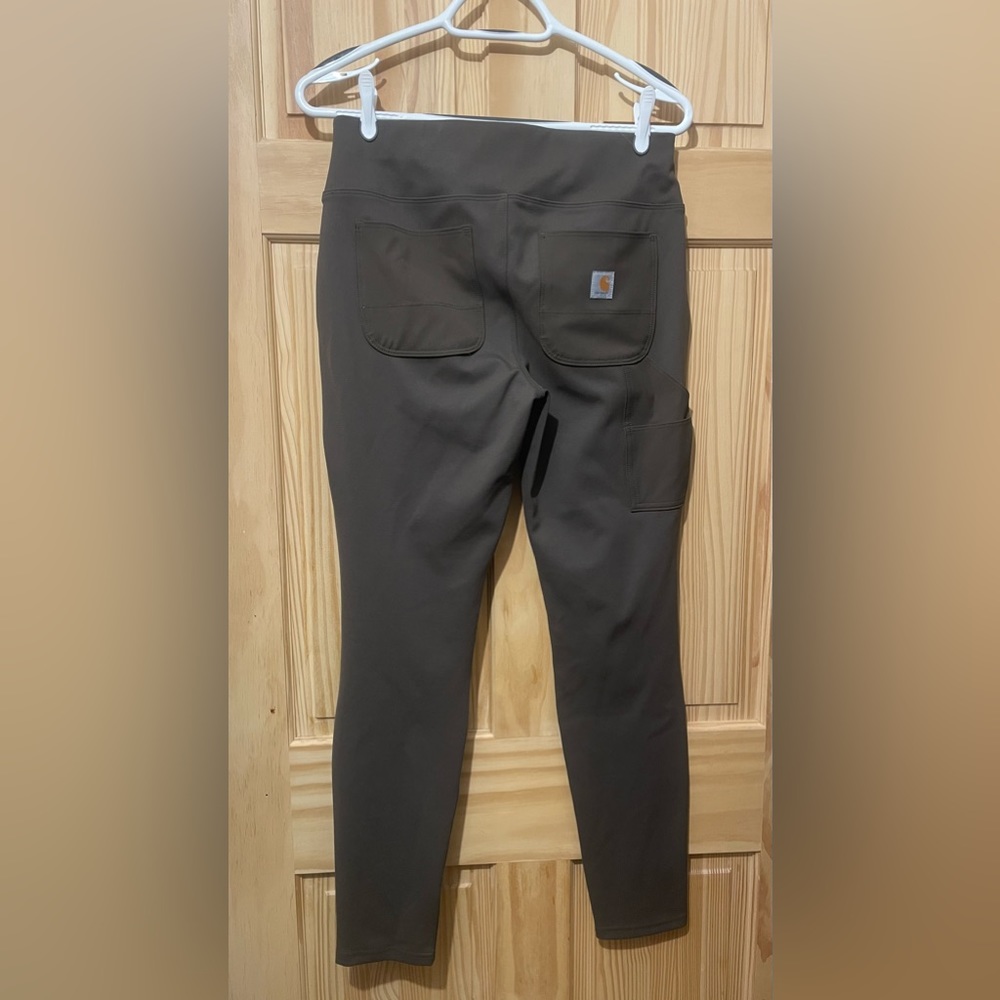 Carhartt Women's Rugged Flex Force Lightweight Fastdry Utility Leggings -Brown
